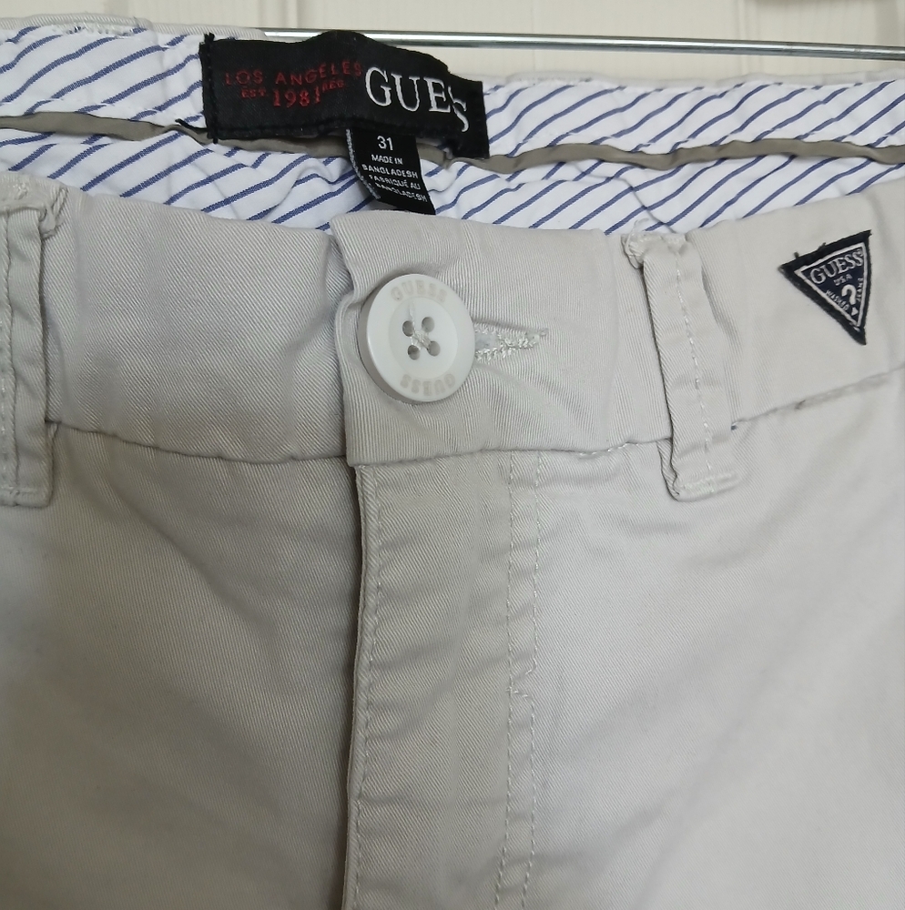 GUESS cream men's pants size 31 - Picture 6 of 10